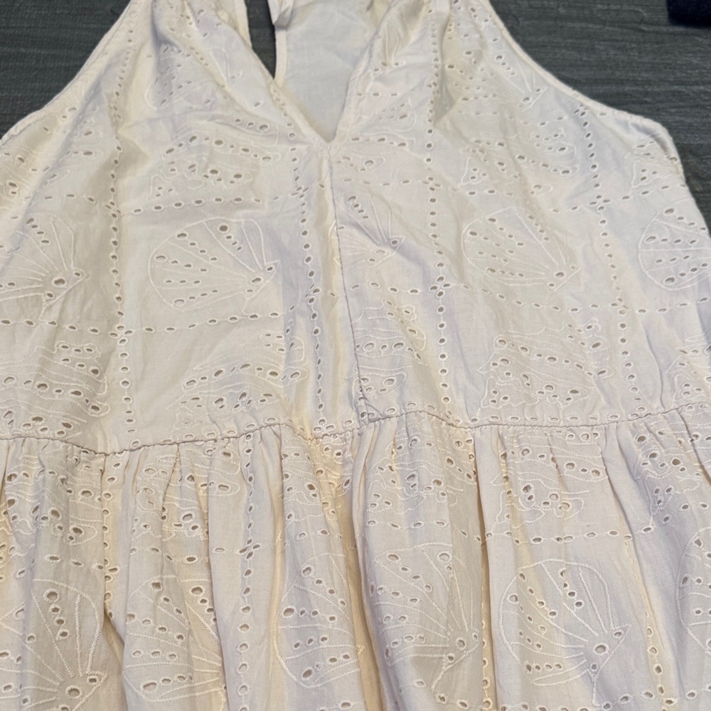 Universal Thread eyelet seashell A-line dress Siz… - image 4